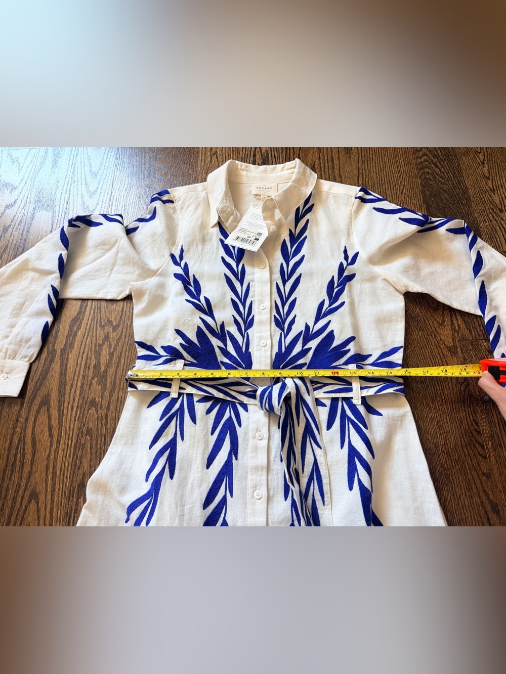 Sezane Andinette Dress with Sezane Gift Item - Picture 8 of 9